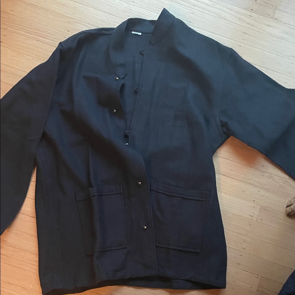 Men's Nepalese Navy Jacket 100% Cotton